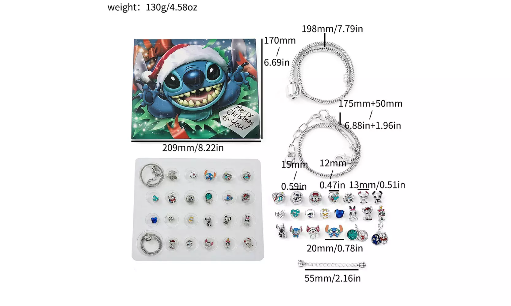 Christmas Lilo & Stitch Inspired 24 Day Advent Calendar