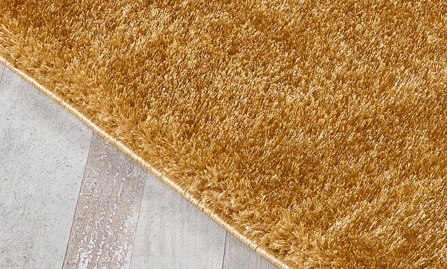 Image 24: Shimmer Soft Shiny Thick Shaggy Rug