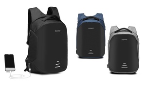 Kono Reflective USB Backpack