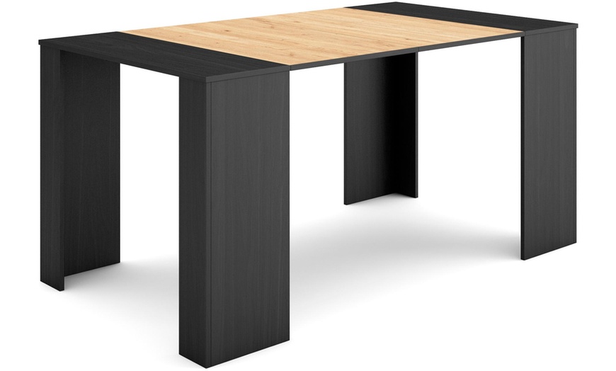 Image 22: Extendable Console Table for 8 Diners