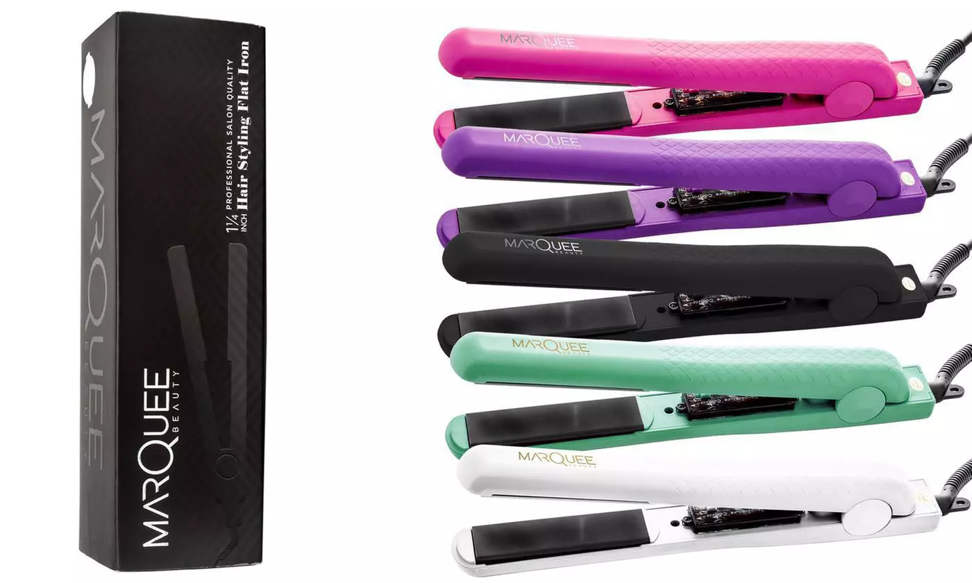 MarQuee Beauty Ceramic 1.25" Flat Iron - Primary Image