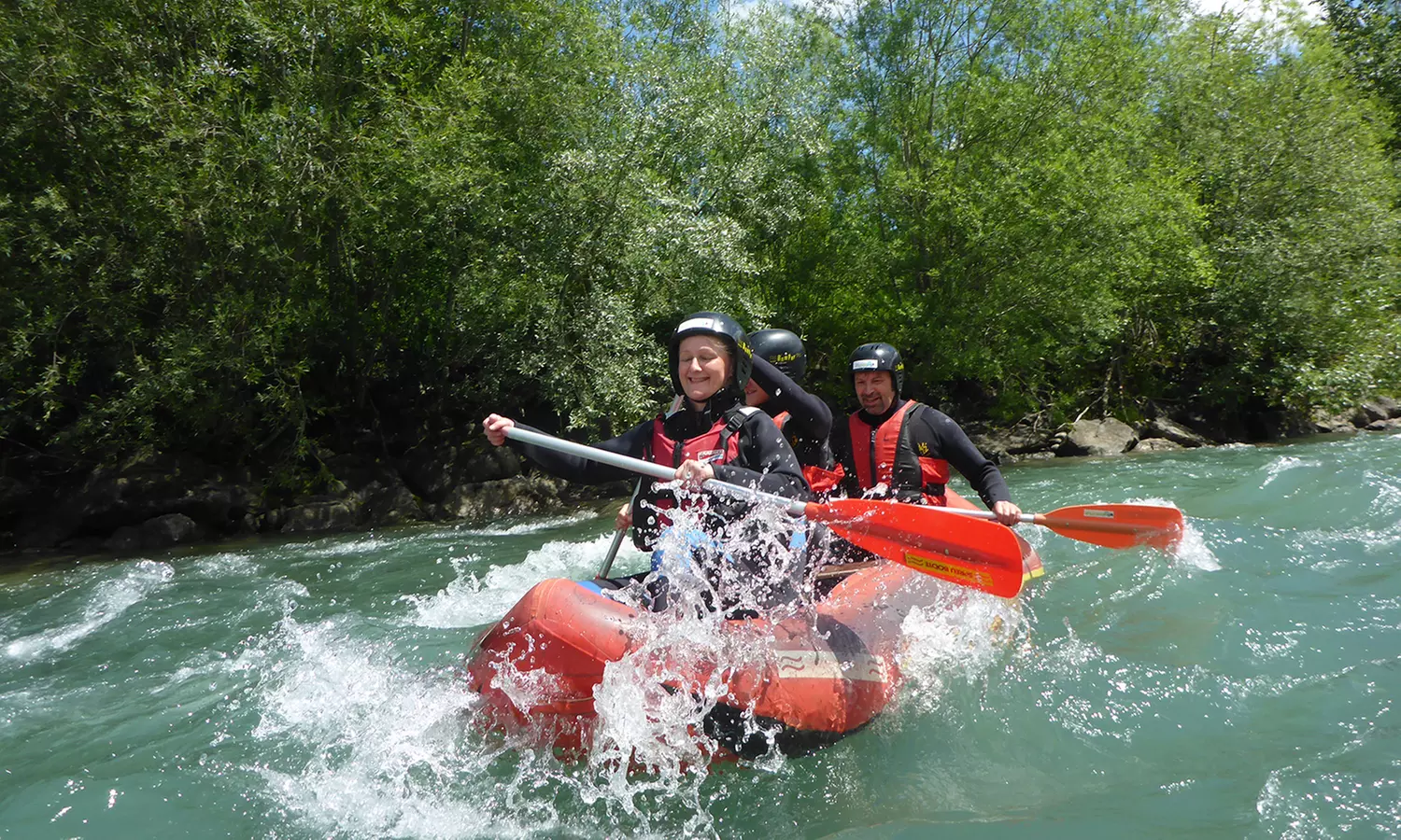 3 Stunden Fun-Rafting-Tour
