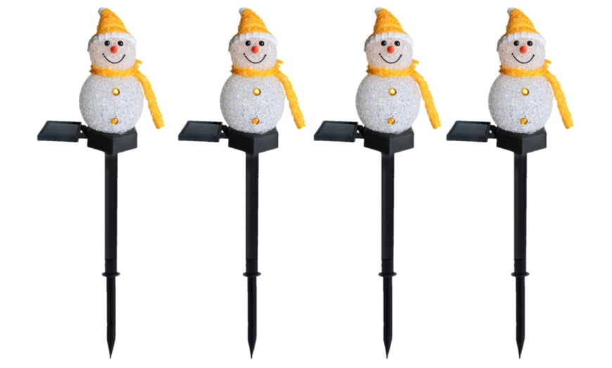 Image 12: Snowman Solar Light