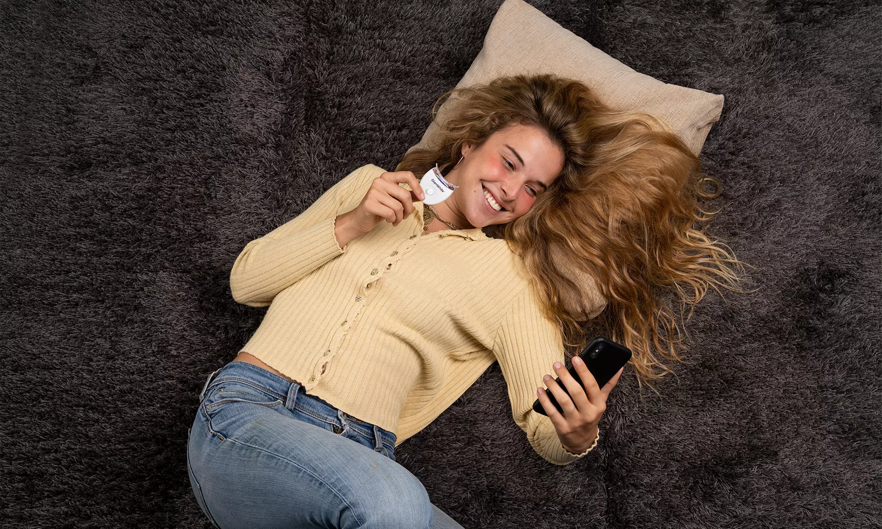 Kit de blanchiment dentaire "Elite" Glamwhite avec 2 seringues de 10 ml de gel de blanchiment - Primary Image