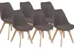 1, 2, 4 ou 6 chaises en velours "Dream" au design scandinave, livraison gratuite - Image 7