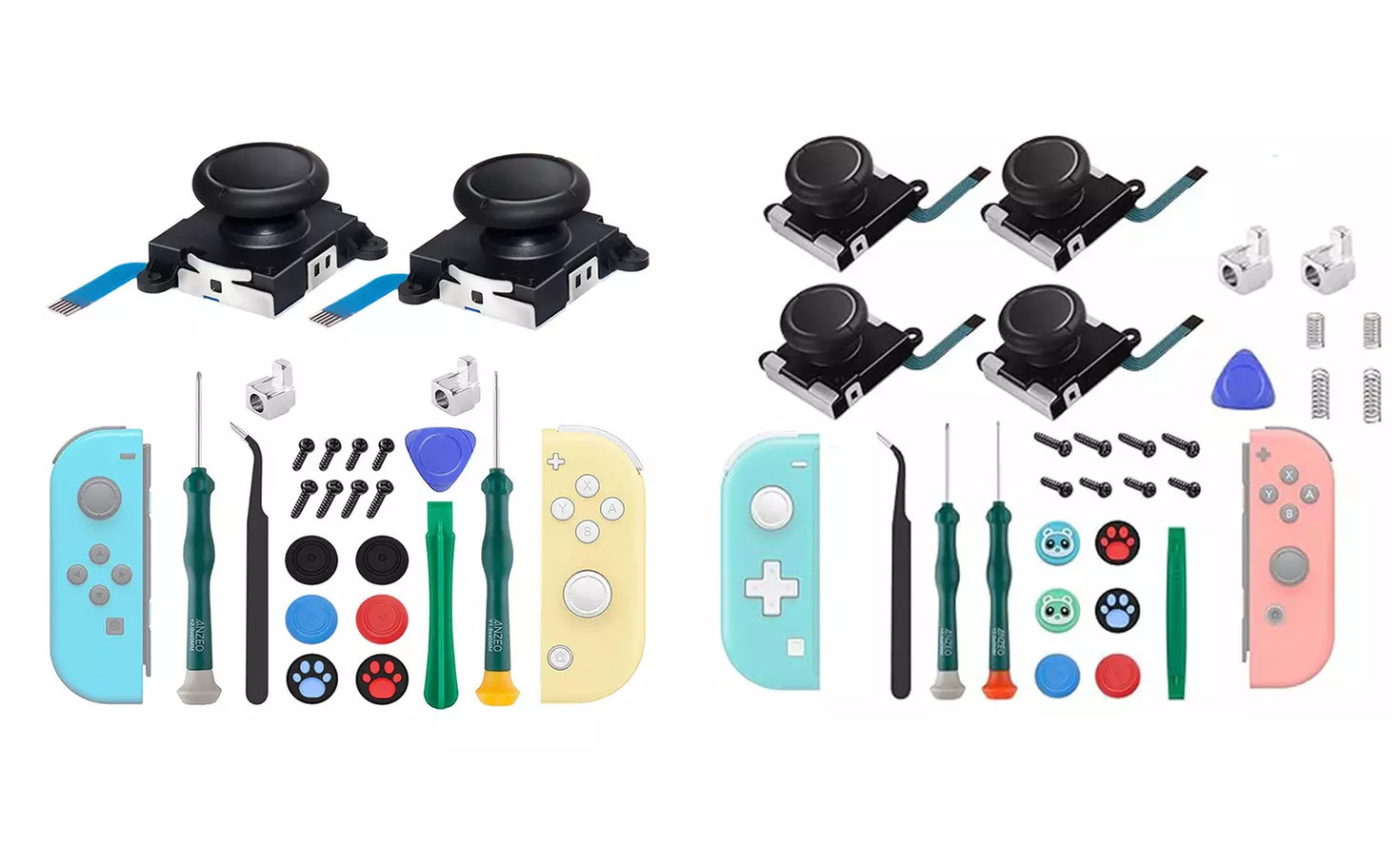 3D Joystick Replacement Kit for Joycon and Switch Lite - Primary Image