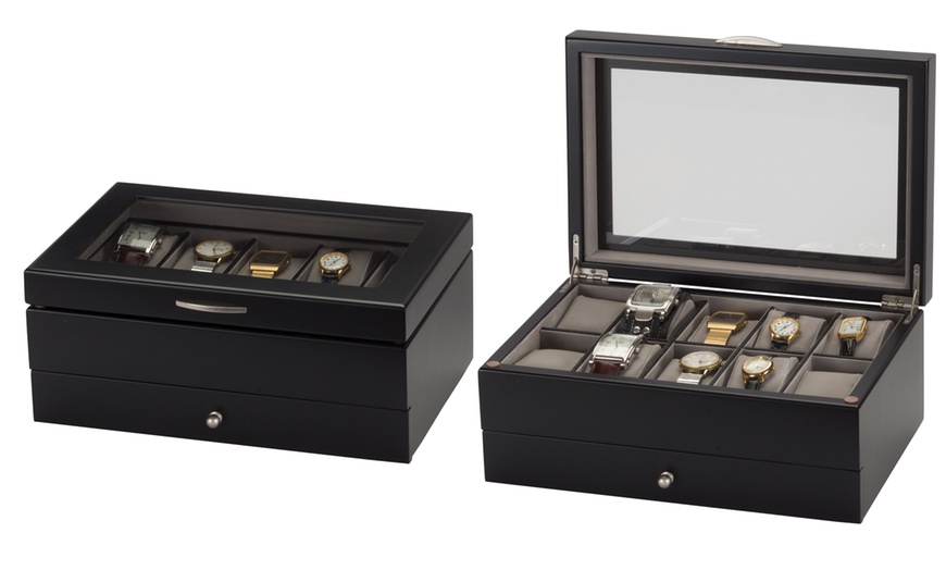 Image 3: Mele & Co Wooden Watch Box