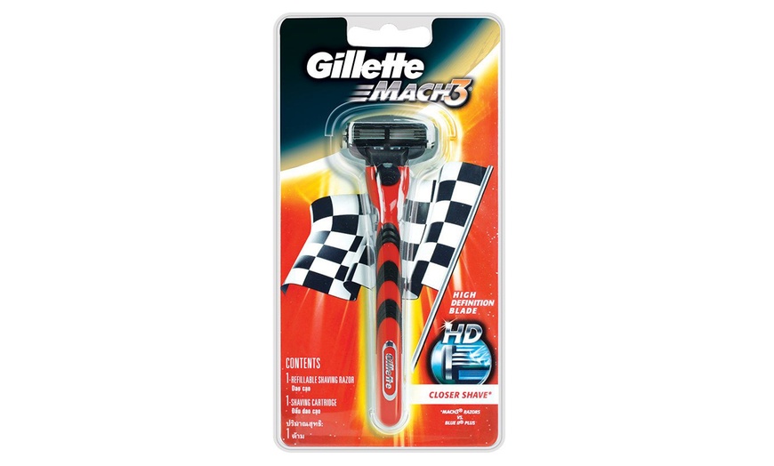 Image 2: Rasoir "Mach 3" avec lames de Gillette