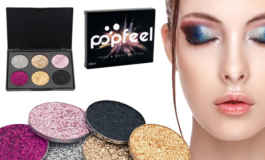 Image 1: Glitter Eyeshadow Palette