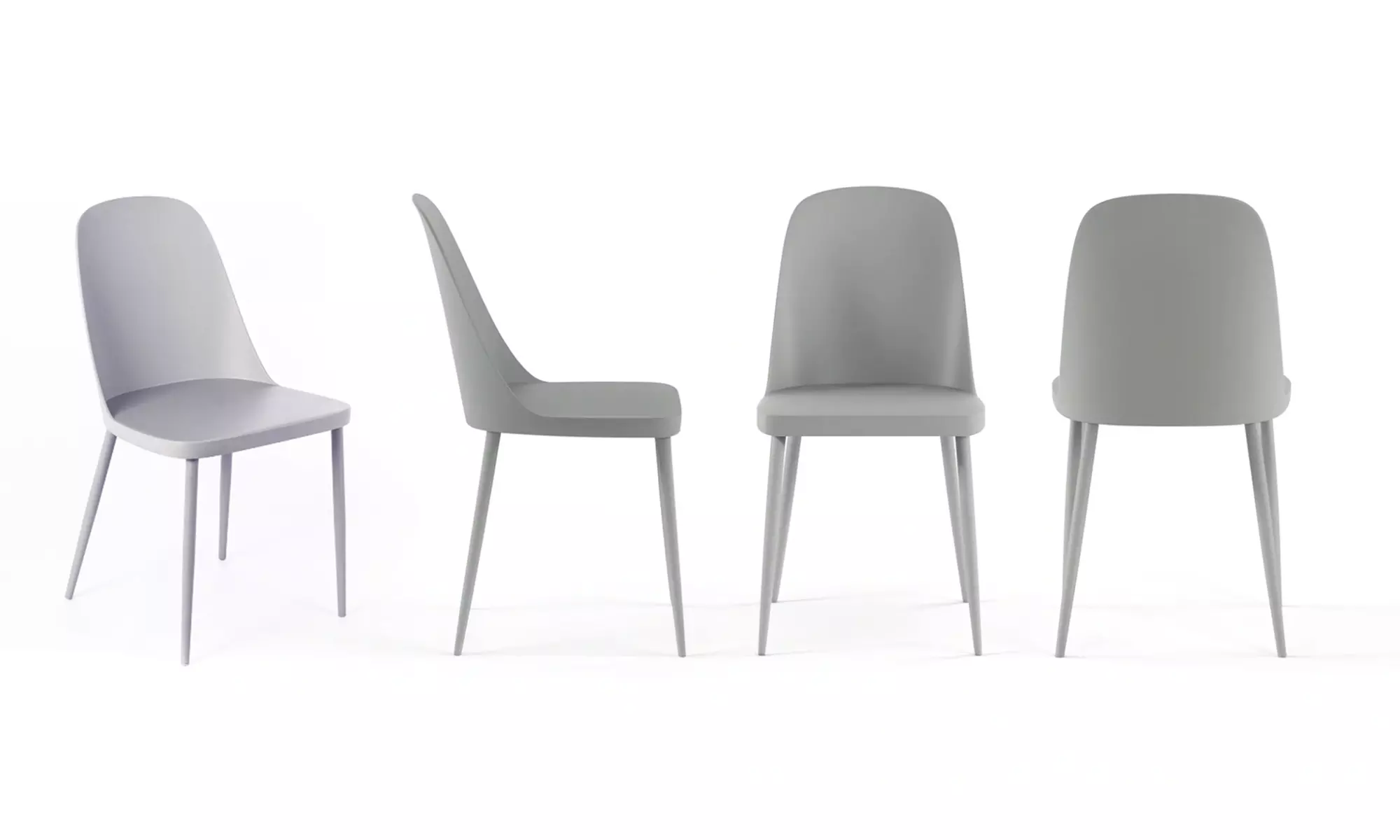 Set di 4 sedie Athena