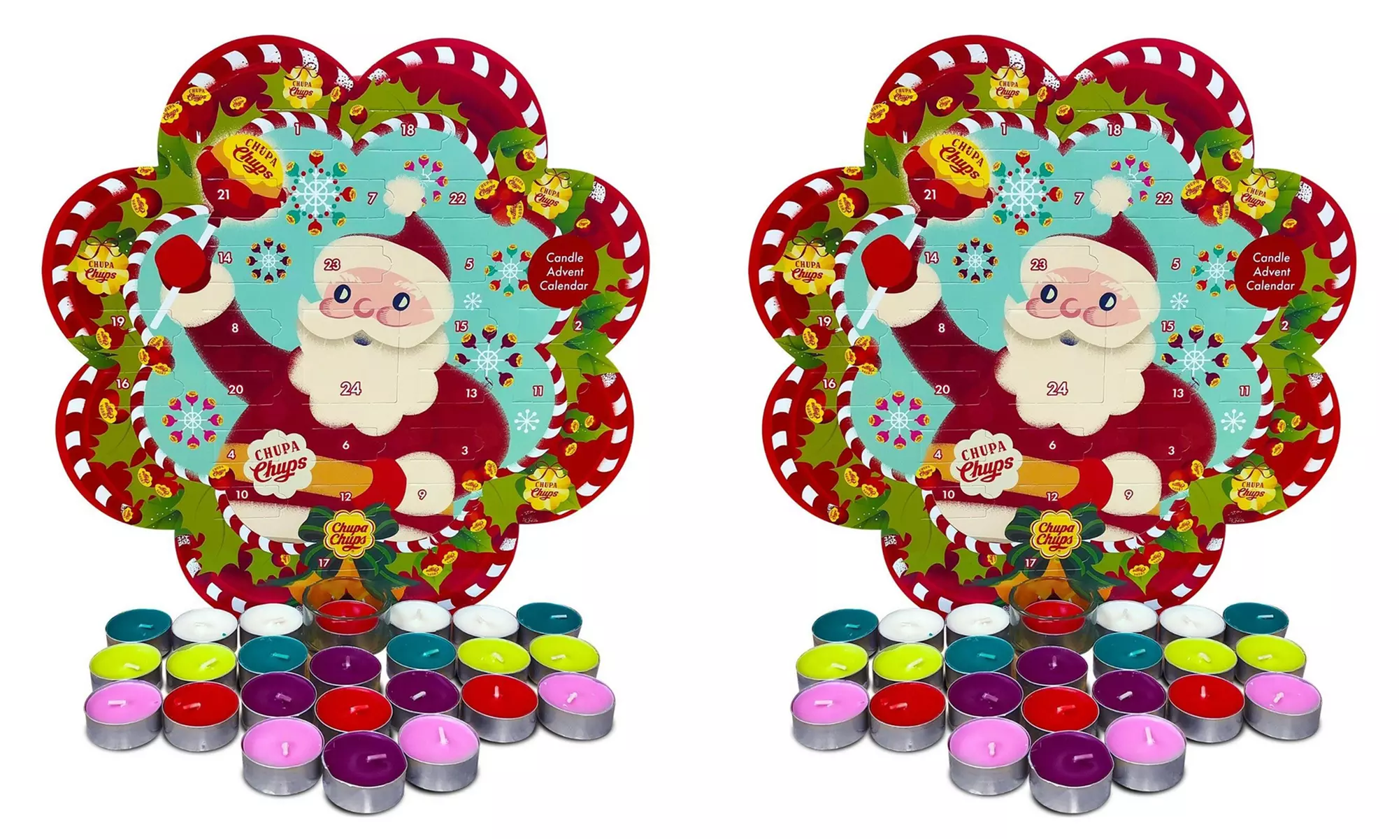 Lot de 2 calendriers de l'Avent avec bougies Chupa Chups - Primary Image