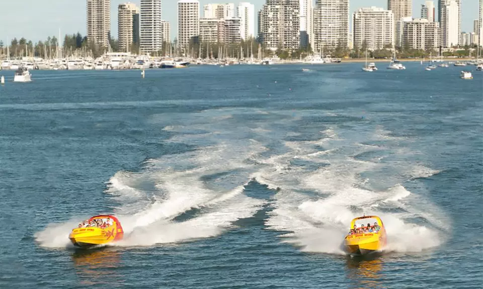 Unforgettable Jet Boat Ride and Surf Lesson for a Child or Adult