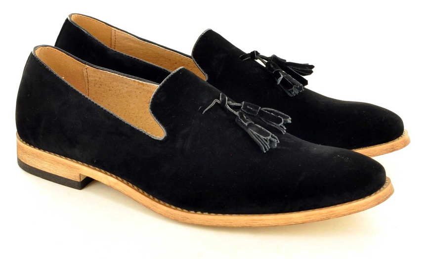 Image 3: Slip-On Tassel Loafers