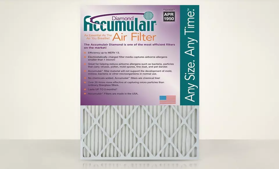 Accumulair Diamond Air Filter 4-Pack from $27.99–$29.99 - Second Medium