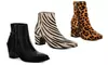Celebrity NYC Women's Ankle Boots with Block Heels