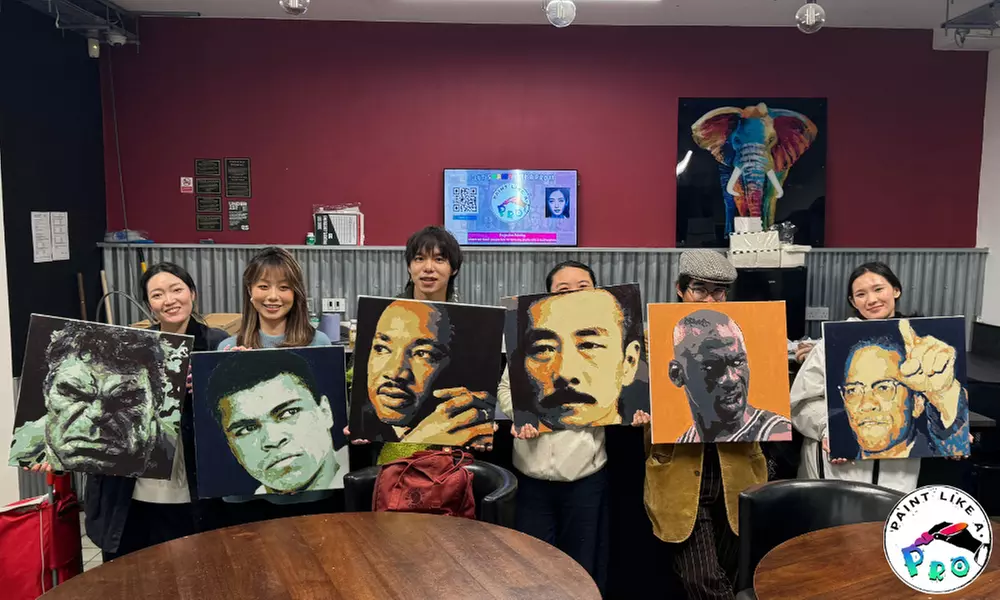 Join a Family & Friends Sip & Paint Workshop for One or Two People at Paint Like a Pro (Up to 50% Off) - Image 4