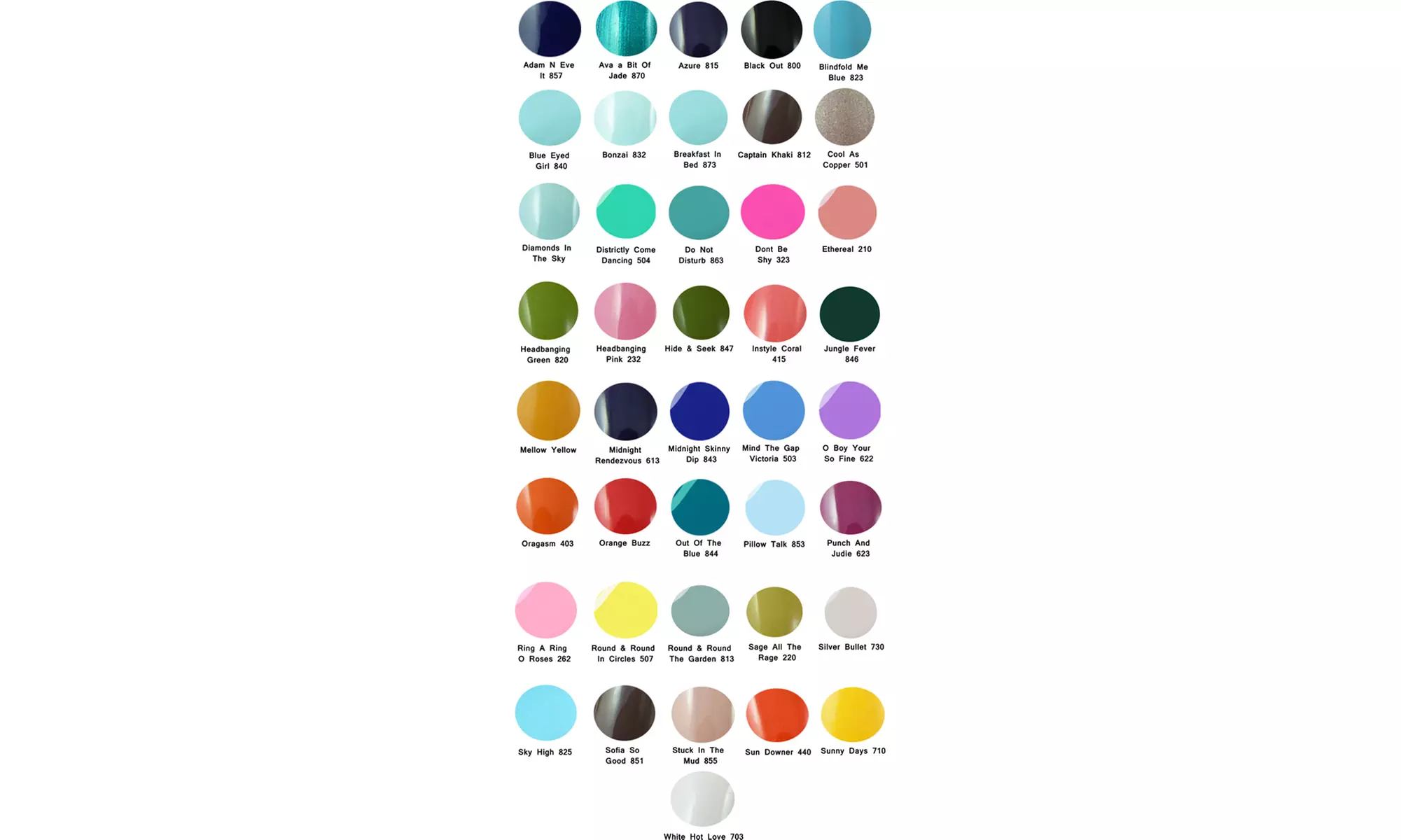 8, 16 or 24 Shades of Rimmel 60 Second Nail Polishes - Image 3