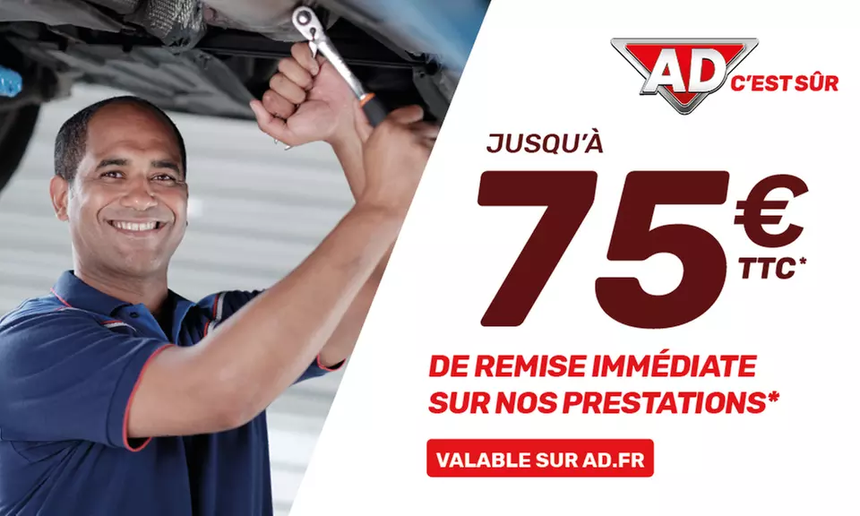 Doublez votre pouvoir d'achat  : bon de 50 ou 100 € sur AD.fr