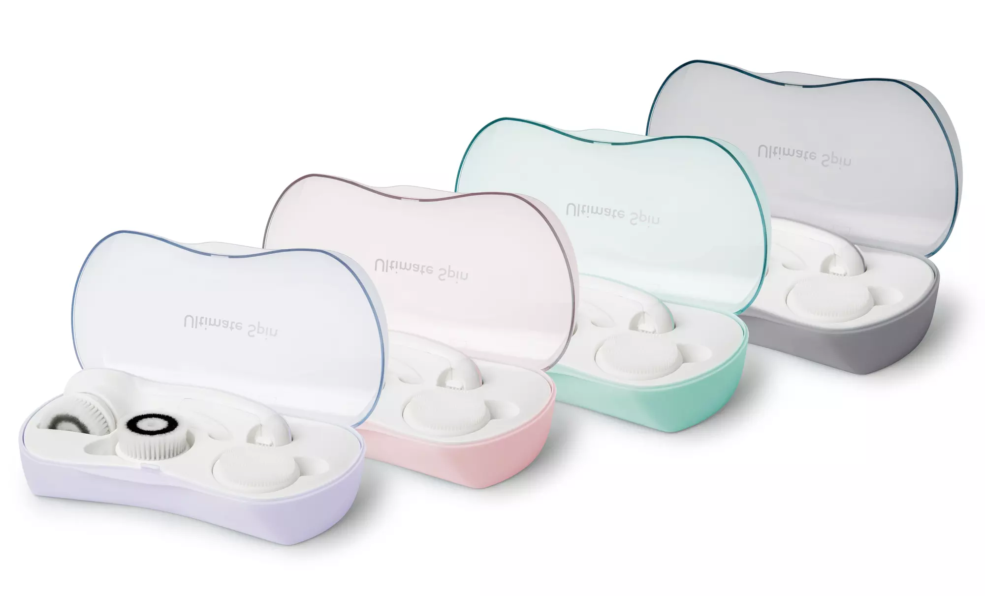 Ultimate Spin Facial Cleanser and Massaging Brush System with Travel Case - Primary Image