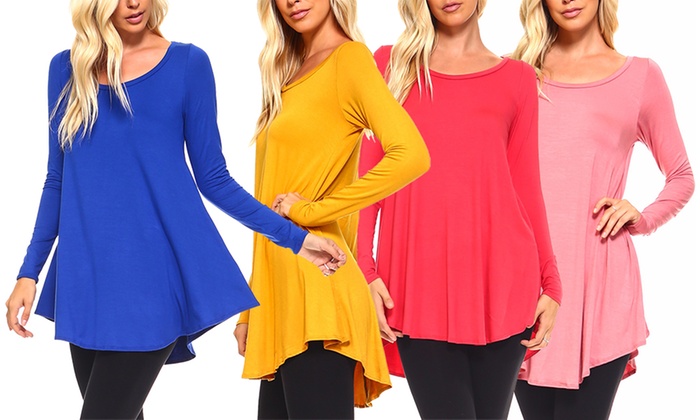 flowy tunic tops