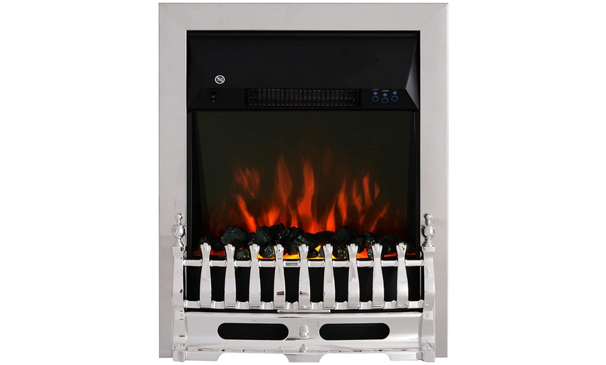 Image 38: HomCom Indoor Fireplace Heater