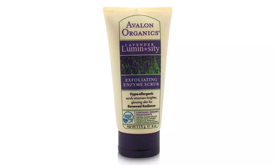 Avalon Organics Lavender Luminosity Exfoliating Enzyme Scrub (4oz.) - Primary Image