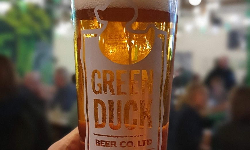 Image 1: Enjoy a Green Duck Brewery Tour & Tasting Experience for 1, 2, or 4!