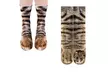 1 ou 2 paires de chaussettes 3D pieds d'animaux - Second Medium