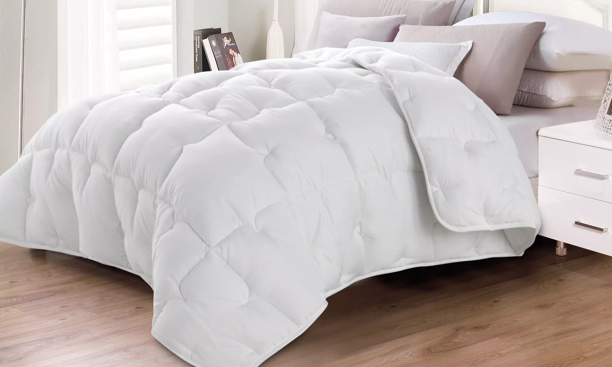 Couette chaude Grand froid 600 gr/m², 100% microfibre, Sampur