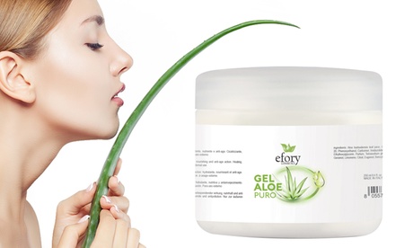 Fino a 3 gel Aloe Puro da 250 ml Efory Cosmetics con azione lenitiva, idratante, cicatrizzante ed anti-age