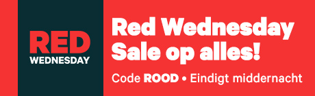 Het is Red Wednesday! Pak tot 30% korting op Lokaal, 15% op Travel en 10% op Producten met code ROOD