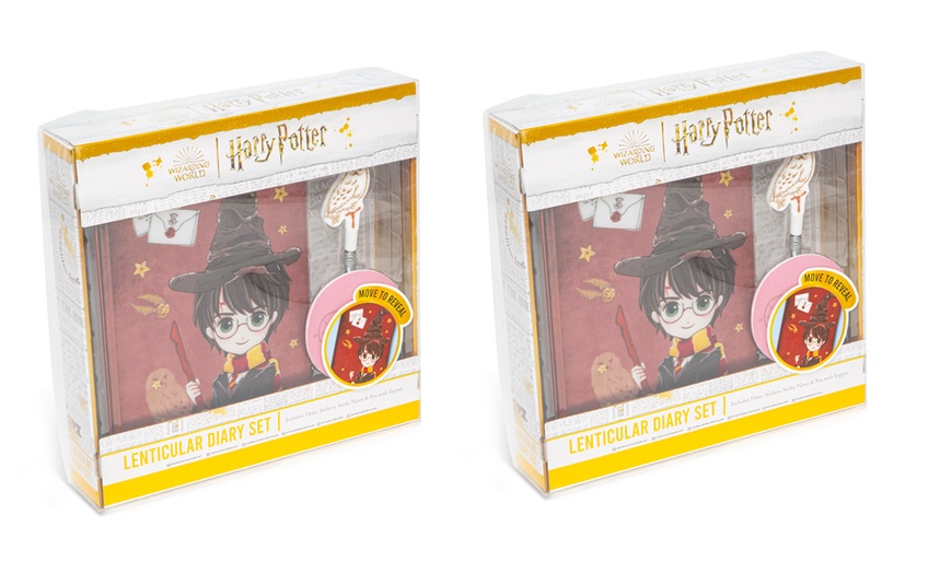 Image 5: One or Two RMS Harry Potter Lenticular Diary Sets