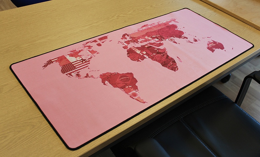 Image 15: World Map Mouse Mat Pad