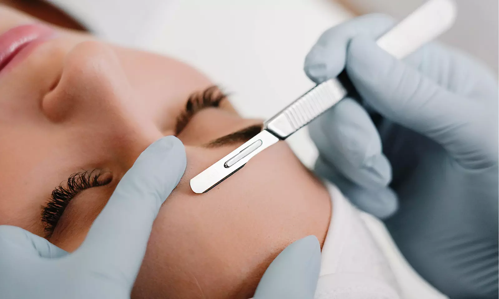 HydraFacial with Dermaplaning, PCA Sensi Peel, or PCA Ultra Peel at SpaDerma (Up to 43% Off)  - Primary Image