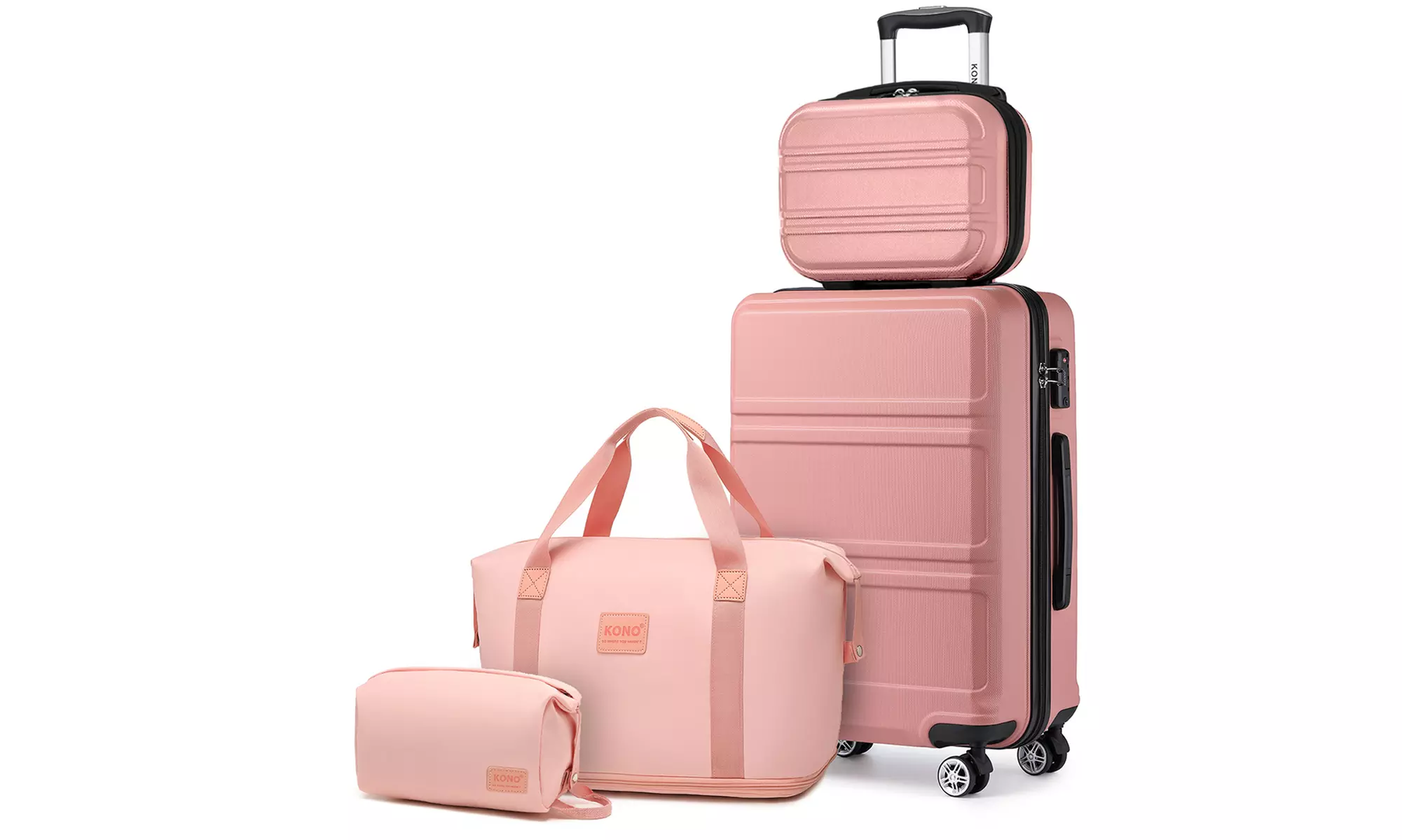 Reisekoffer, Kosmetikkoffer, Reisetasche und Kulturbeutel