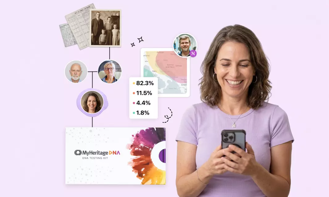 MyHeritage DNA Testing Kit + 30 days free trial