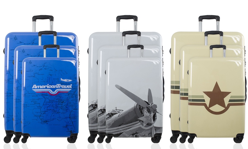 Image 1: Polycarbonate Luggage Set 