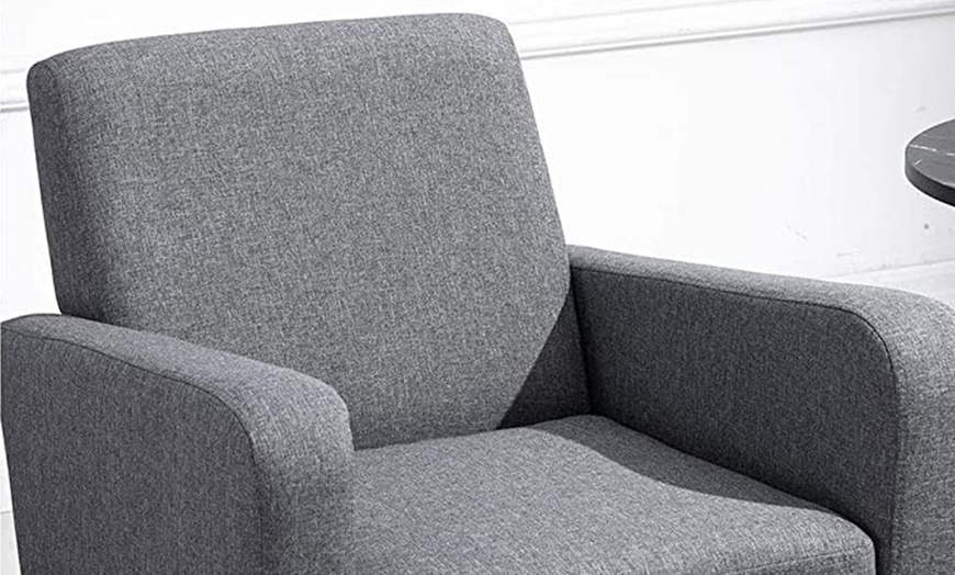 Image 5: HomCom Armchair