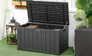 Outsunny Extra Large 366L Outdoor Garden Storage Box