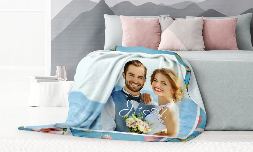 Up To 89 Off on Personalized Photo Blankets Groupon Goods