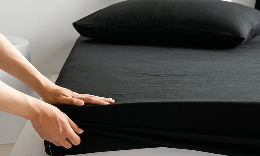 Image 11: Fitted Bed Sheet in choice of sizes with optional Pillow Case