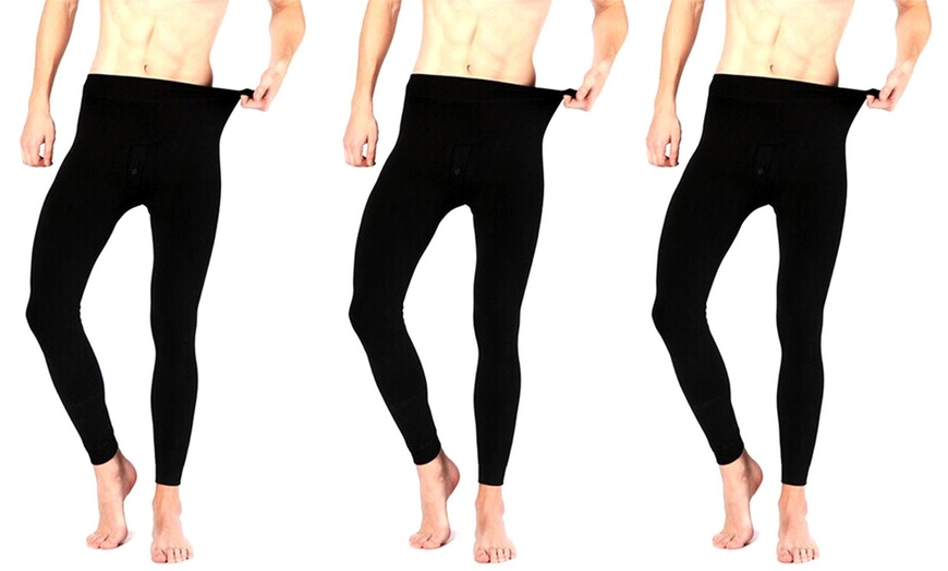 Image 6: Lot de 3 leggings thermiques pour hommes