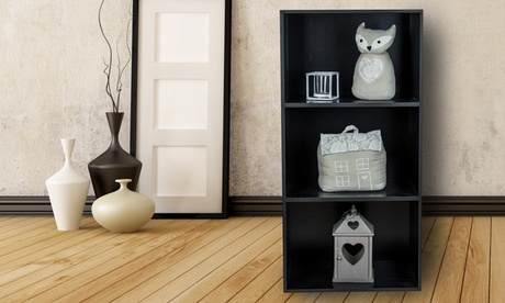 Libreria modulare a 3 ripiani, disponibile in vari colori