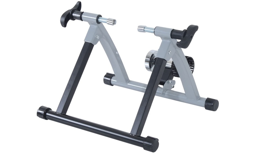 Image 8: HomCom Bike Trainer