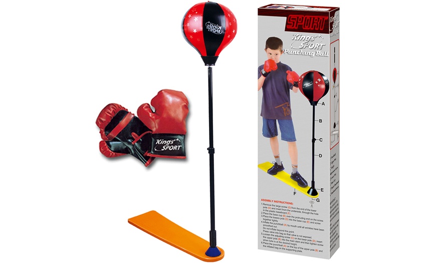 Image 2: Kid's Punching Ball Set