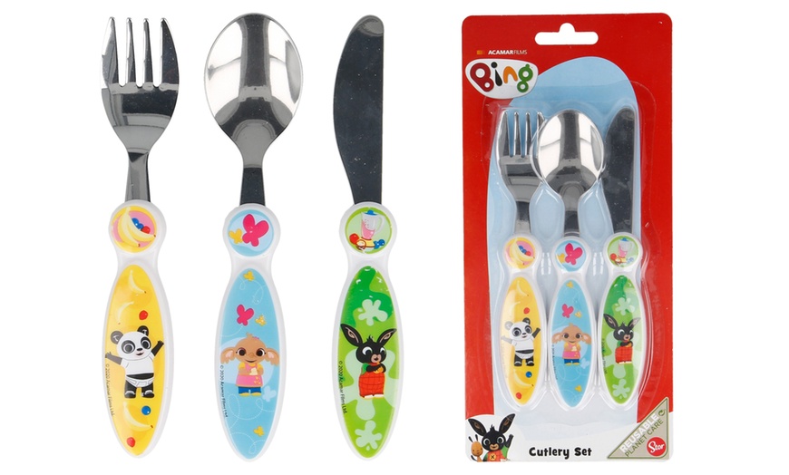 Image 3: Children's 3-Piece Cutlery Set