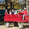 Image 4:  Group Horse-Drawn Sleigh/Wagon Ride with Guide at Cornerstone Ranch