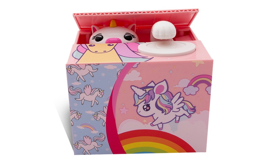 Image 1: Unicorn Mischief Money Box