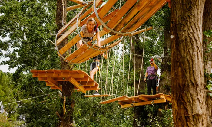 Accès accrobranche et tyrolienne géante pour 1 ou 2 personnes à Water Glisse Passion (jusqu'à 30% de réduction) - Primary Image