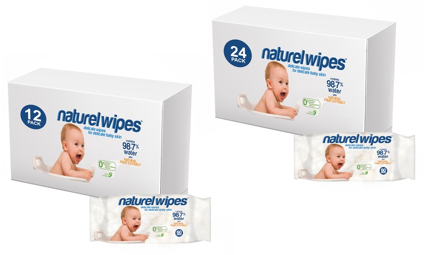 Image 1: Naturel Water Wipes